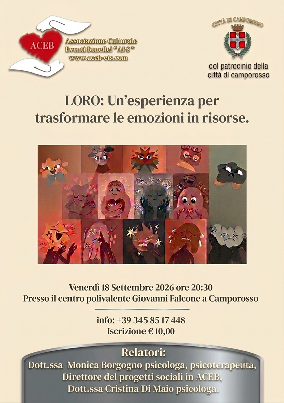 LORO: un’esperienza per trasformare le emozioni in risorse