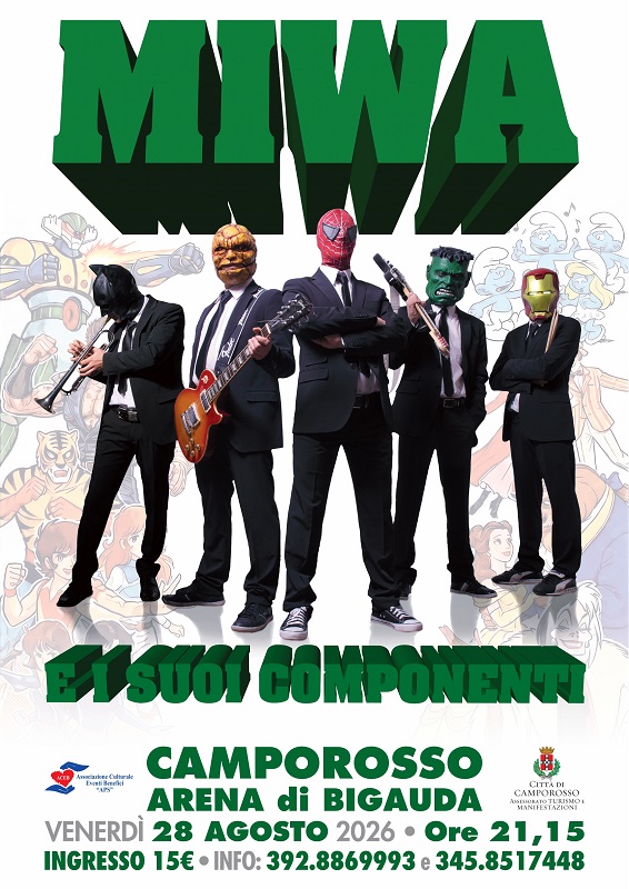 Miwa e i suoi componenti - Cartoon Cover Band