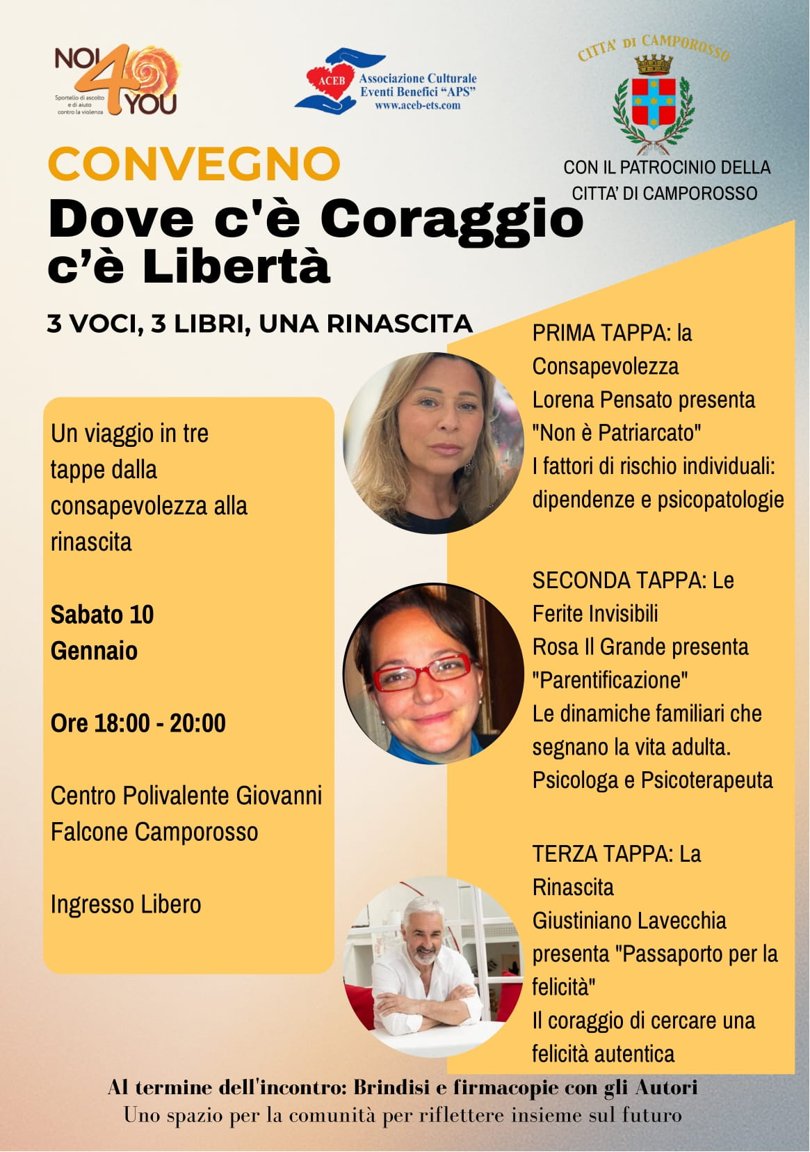 Convegno Noi 4 You e ACEB 10 gennaio 2026