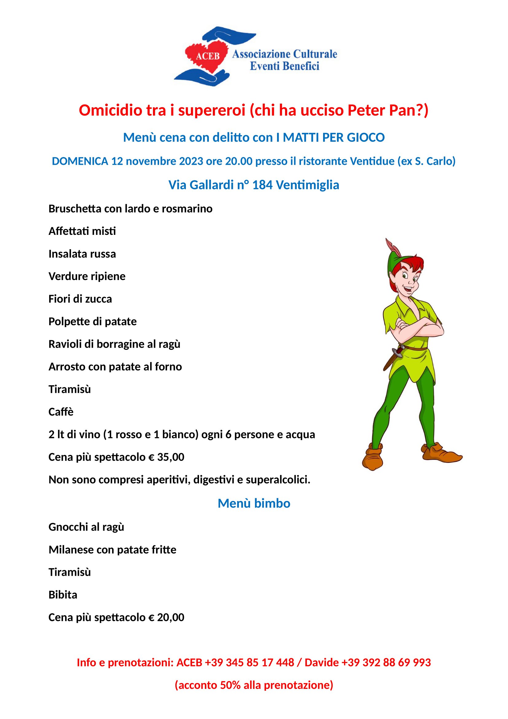 Chi ha ucciso Peter Pan